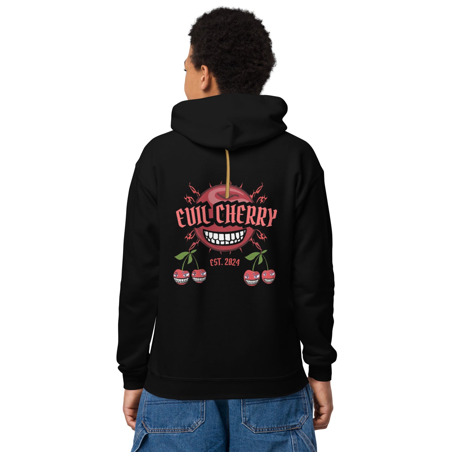 Evil Cupcake with Evil Cherry Logo